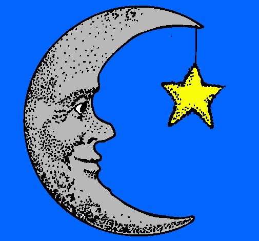 Luna y estrella