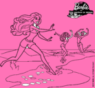 Dibujo Barbie de regreso a la playa pintado por laurang