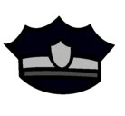 Dibujo Gorra de policía pintado por hghghghg