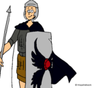 Dibujo Soldado romano II pintado por gabirel