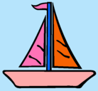 Dibujo Barco velero pintado por irene12