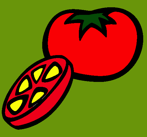 Dibujo Tomate pintado por monsita