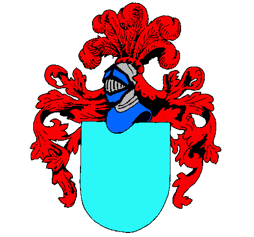 Escudo de armas y casco