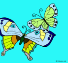 Dibujo Mariposas pintado por lisi