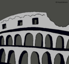 Dibujo Coliseo pintado por kasumy