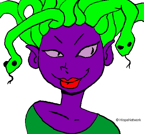 Mujer medusa