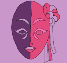 Dibujo Máscara italiana pintado por osva