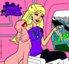 Dibujo Barbie llega a París pintado por mayalene