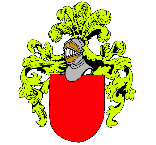 Escudo de armas y casco