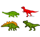 Dibujo Dinosaurios de tierra pintado por flaviFGHYD
