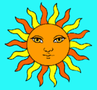Dibujo Sol pintado por albanh