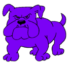Dibujo Perro Bulldog pintado por Frenedy-