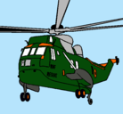 Dibujo Helicóptero al rescate pintado por titan