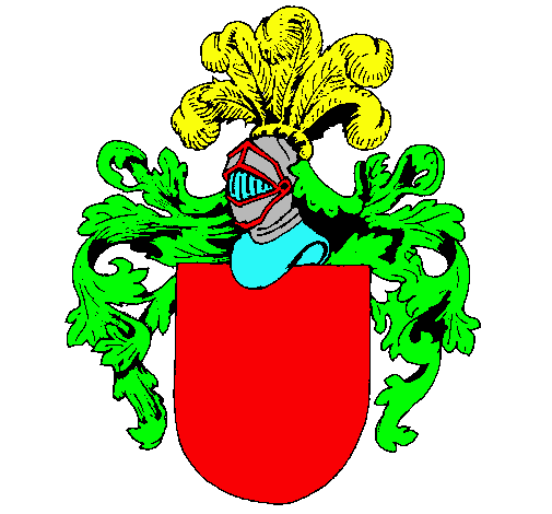 Escudo de armas y casco