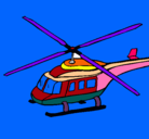 Dibujo Helicóptero  pintado por Nando