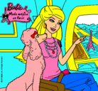 Dibujo Barbie llega a París pintado por sarahi