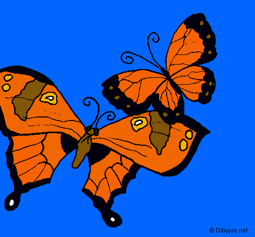 Dibujo Mariposas pintado por cecy