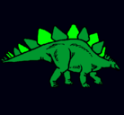 Dibujo Stegosaurus pintado por 6yujytu