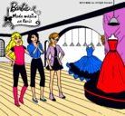 Dibujo Barbie mirando vestidos pintado por  Periitha