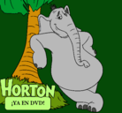 Dibujo Horton pintado por ELEFANTE