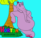 Dibujo Horton pintado por yany