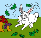 Dibujo Conejo pintado por yolenny