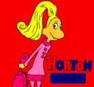 Dibujo Horton - Sally O'Maley pintado por merlia