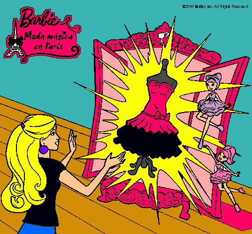 El vestido mágico de Barbie