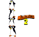 Dibujo Madagascar 2 Pingüinos pintado por anthony11