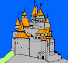 Dibujo Castillo medieval pintado por salim