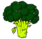 Dibujo Brócoli pintado por popia