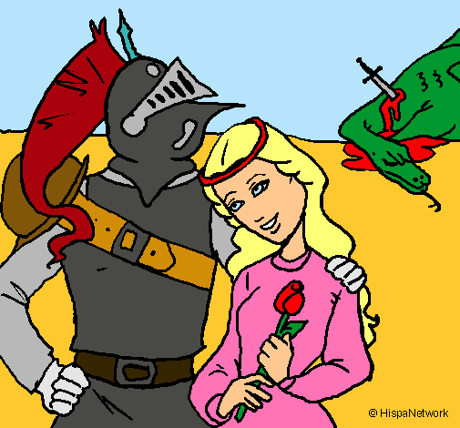 San Jorge y princesa