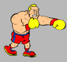 Dibujo Boxeador pintado por unai