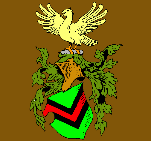 Escudo de armas y aguila 