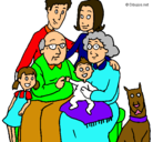 Dibujo Familia pintado por prinsses