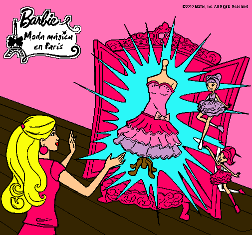 El vestido mágico de Barbie