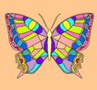 Dibujo Mariposa pintado por mariposas