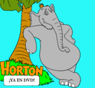 Dibujo Horton pintado por bibianaaa