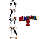 Dibujo Madagascar 2 Pingüinos pintado por albertototo