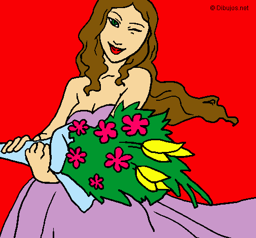 Dibujo Ramo de flores pintado por princessa9