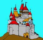 Dibujo Castillo medieval pintado por Machoque