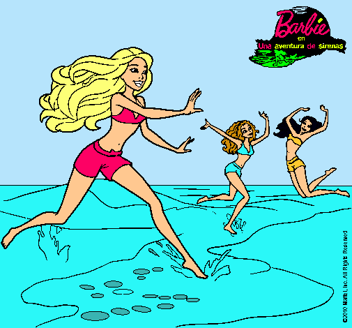 Barbie de regreso a la playa