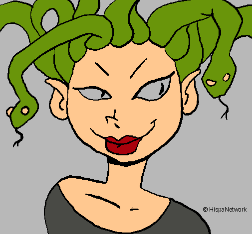 Mujer medusa