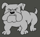 Dibujo Perro Bulldog pintado por bbbbbbbbbbbbbbb