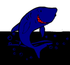 Dibujo Tiburón pintado por darius