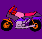 Dibujo Motocicleta pintado por aceptar