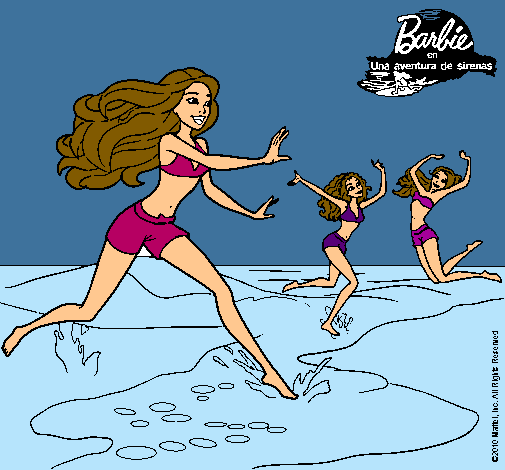 Barbie de regreso a la playa