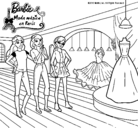 Dibujo Barbie mirando vestidos pintado por ElAmoXD69