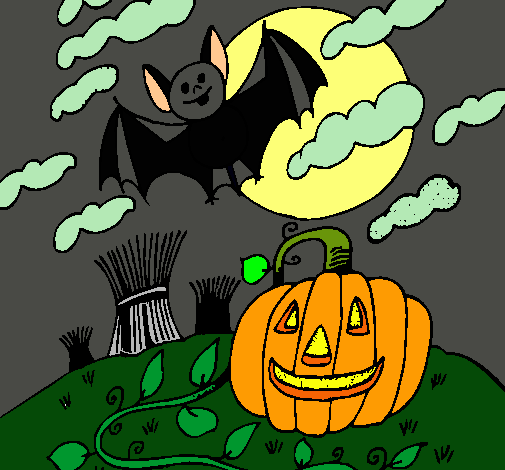 Paisaje de Halloween