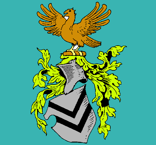 Escudo de armas y aguila 